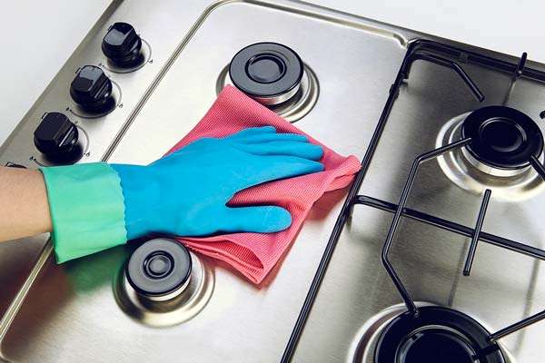 تمیز کردن اجاق گاز