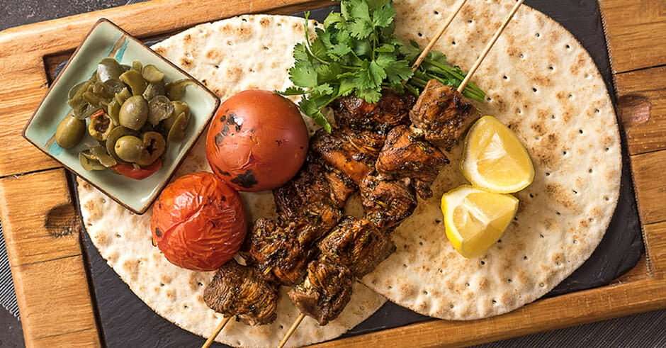 جوجه کباب زعفرانی